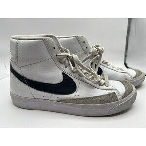 Nike Blazer Mid 77 Boys Size 7Y White Black Athletic Shoes Sneakers DA4086-100